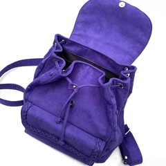 Mochila tranças - cor violeta - comprar online