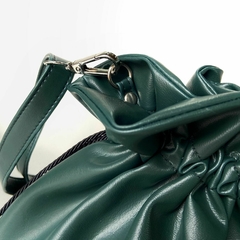 Imagem do Conjunto bolsa e carteira mini verde escuro