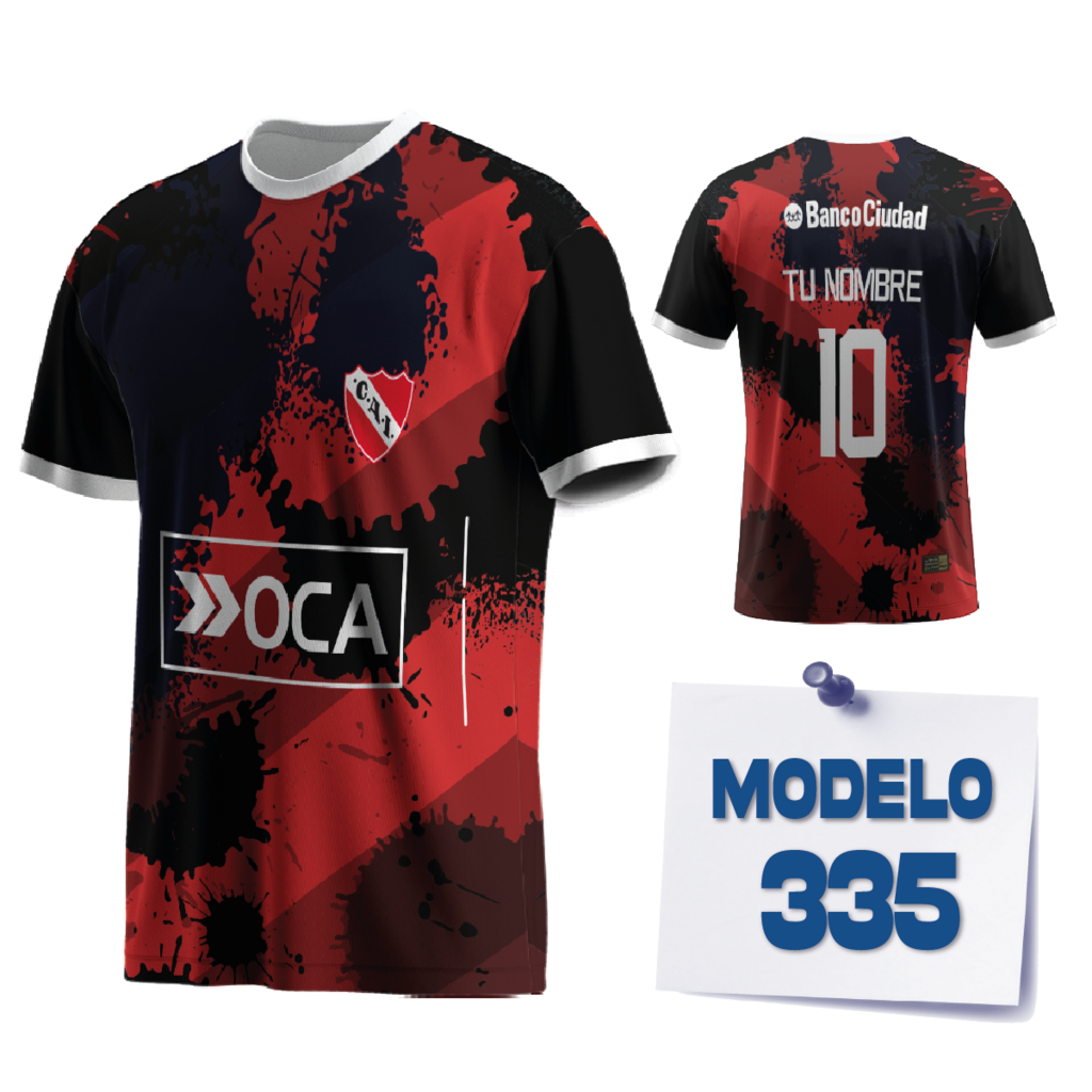 Camiseta de Futbol Modelo 335 INDEPENDIENTE SPLASH CONCEPT