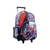 Mochila Con Carro Spiderman Grey 18" Wabro