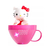 Hello Kitty Squeeze Capuccino Taza Squishy Sorpresa - tienda online