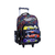 Mochila Con Carro Escolar Hot Wheels 18" Fast Wabro