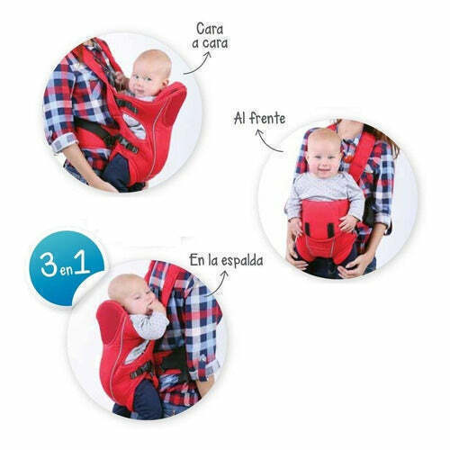 Mochila Portabebe 3 En 1 Go Baby One Bomo 004