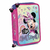 Cartuchera Minnie Mouse 3 Pisos Pvc Escolar