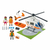 Playmobil City Life Helicoptero De Rescate Original 70048 - comprar online