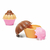 Set Juego De Cupcakes Flexibles Y Encastrables Calesita 503 en internet