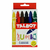 Marcadores Escolares Talbot Jumbo Max Al Agua X 6 Colores