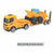 Camion De Carga Con Tractor Cargador Pala Mamute Usual - comprar online