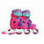 Patines Rollers Extensibles Rosa + Set De Protección - comprar online