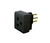 Plug Adaptador 2P+T 10A Preto para Antigo 690661 Pial