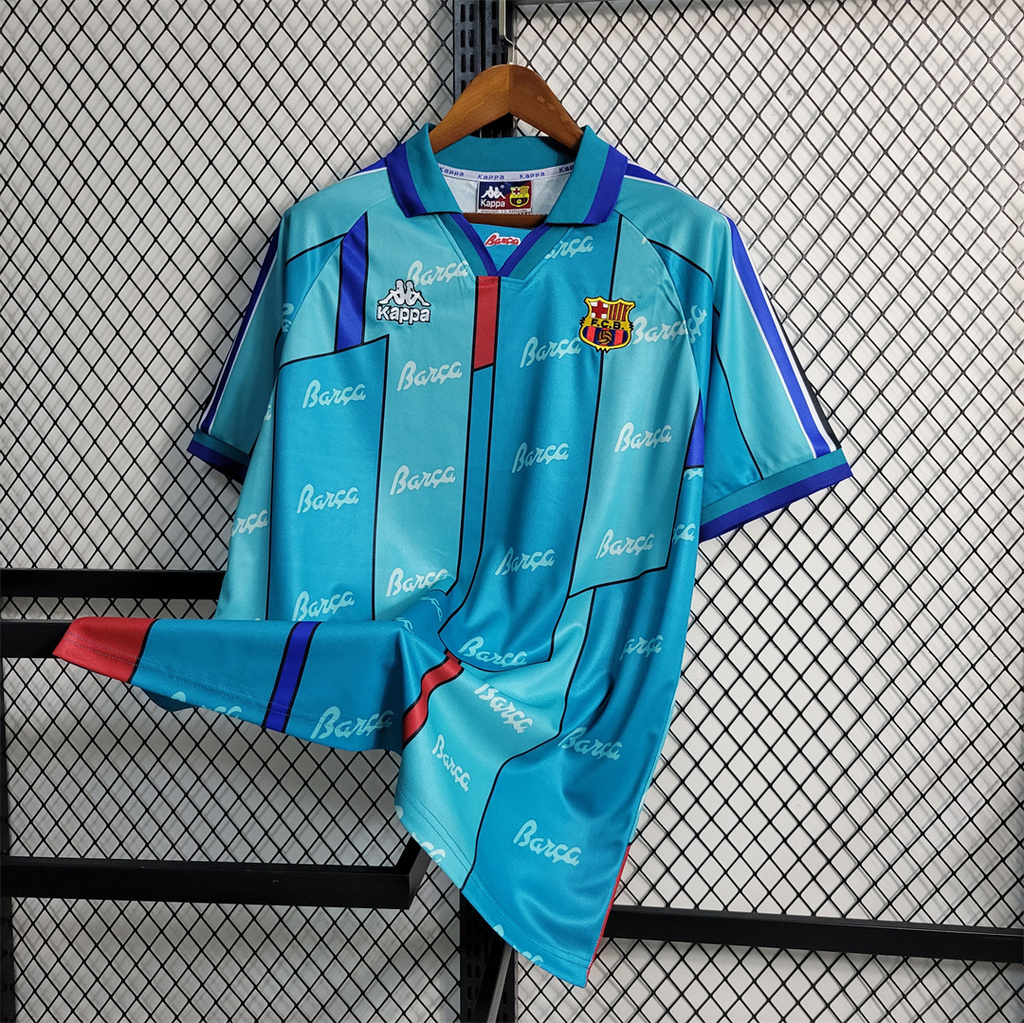 Camiseta Barcelona Retro II Segunda 96 97 Azul