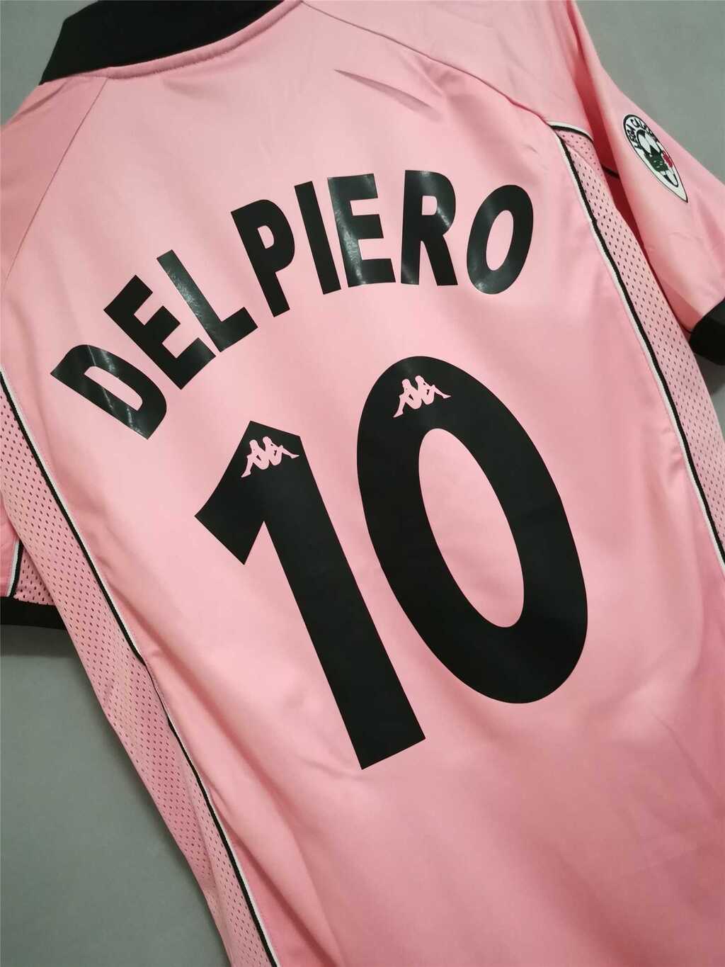 Camiseta Juventus Retro II Segunda 97 98 Rosa