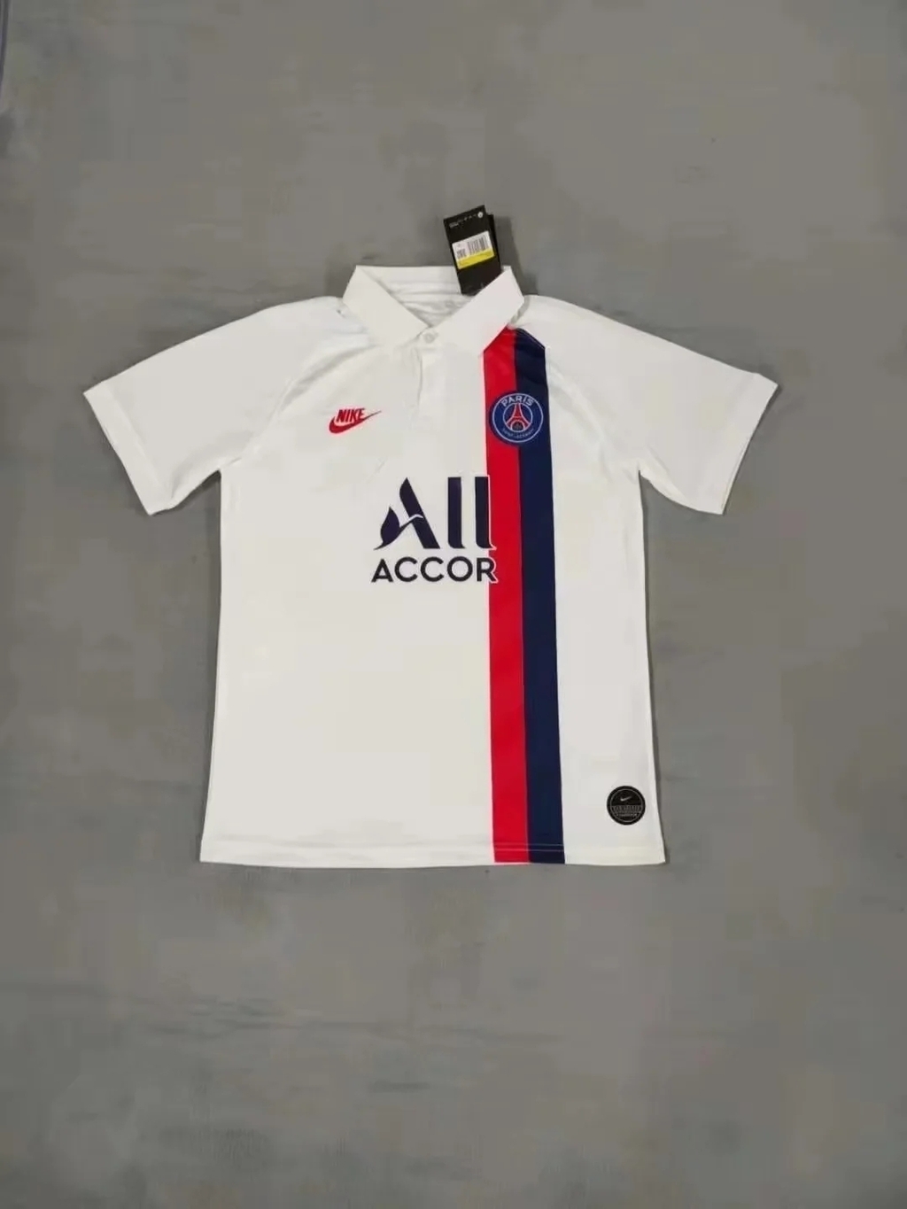Camiseta PSG Retro II Segunda equipacion 19 20 Blanca