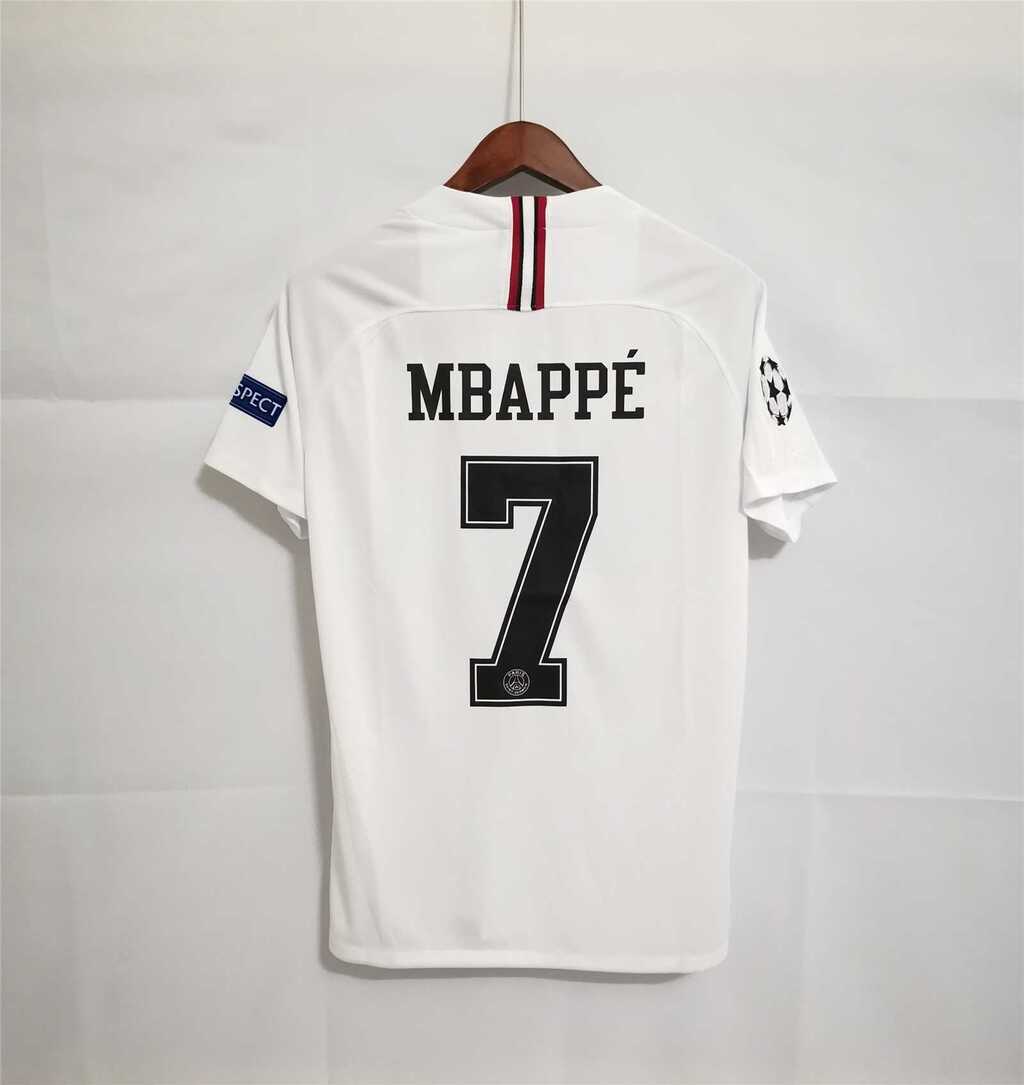Camiseta PSG Retro Jordan 18 19 Blanca