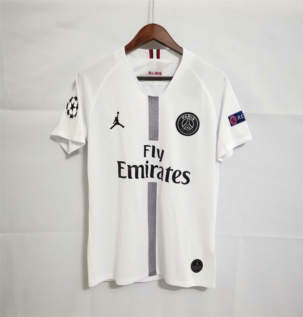 Camiseta PSG Retro Jordan 18 19 Blanca