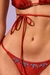 Imagen de Bikini Triangulito Bordada Starfish Shine Red