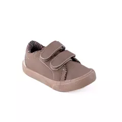 Zapatilla velcro camel