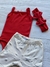 SET RECIEN NACIDO M/C ROJO Y BLANCO METALIZADO - comprar online