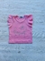 REMERA M/C HAPPY ROSA VINTAGE