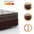 Cama Box Baú Casal Colchão Espuma Orthoface Polar 138x188x66 Marrom - JR Atacado de Colchões