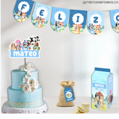 Kit imprimible personalizado - Bluey en internet