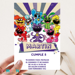 Kit imprimible personalizado - smiling critters - poppy playtime - comprar online