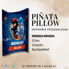 Piñata Pillow Imprimible - sonic movie - shadow - buy online