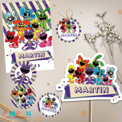 Kit imprimible personalizado - smiling critters - poppy playtime - pimpon