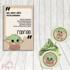 Custom Printable Kit - Baby Yoda on internet