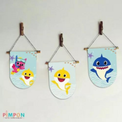 Kit imprimible personalizado - Baby shark - buy online