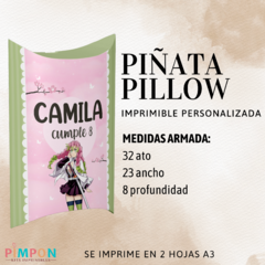 Piñata Pillow Imprimible - Mitsuri Kanroji, Demon Slayer - comprar online