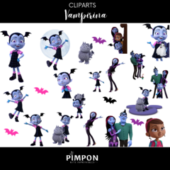 cliparts - images + digital papers - VAMPIRINA on internet