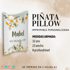 Piñata Pillow Imprimible - margaritas - comprar online