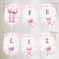 PENNANT BANNER BANDERINES - WATERCOLOR ANGEL (STITCH)