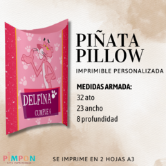Piñata Pillow Imprimible - pantera rosa - comprar online