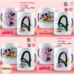 Plantillas Para Sublimar Tazas - Alfabeto Disney - buy online