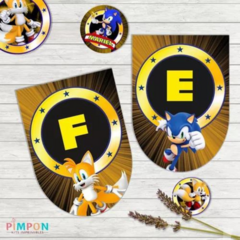 Image of Kit imprimible personalizado - Tails - miles prower (sonic)