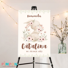 Personalized Printable Kit - Floral Rabbit - buy online