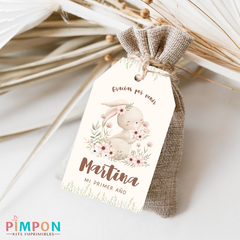 Image of Personalized Printable Kit - Floral Rabbit