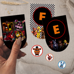 Kit imprimible textos editables - Five Nights At Freddy's - tienda online