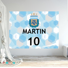 Banner imprimible digital 2 x 1.5 mts - AFA - Seleccion Argentina mod. 01