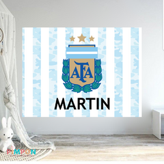 Banner imprimible digital 2 x 1.5 mts - AFA - Seleccion Argentina mod. 03