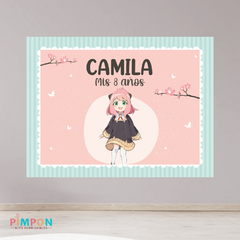 Banner imprimible digital 2 x 1.5 mts - Anya Forger - Spy x family