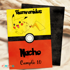 Kit imprimible personalizado - Pokemon - Pikachu na internet