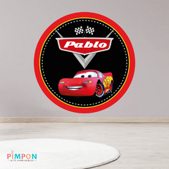 Banner imprimible digital 1.20 mts - CARS MOD. 04 - RAYO MCQUEEN
