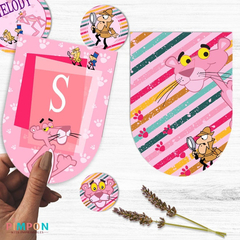 Kit imprimible personalizado - Pantera rosa - pimpon