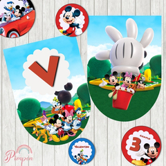 Imagem do Kit imprimible personalizado - la casa de mickey mouse