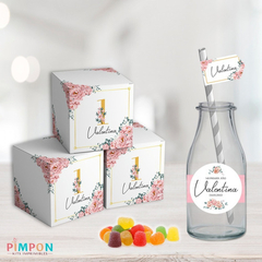 Kit imprimible personalizado - Flores shabby chic na internet