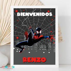 Kit imprimible personalizado - Miles Morales - Hombre Araña - Spiderman