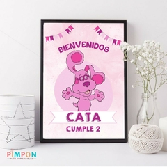 Kit imprimible personalizado - las pistas de blue - Magenta